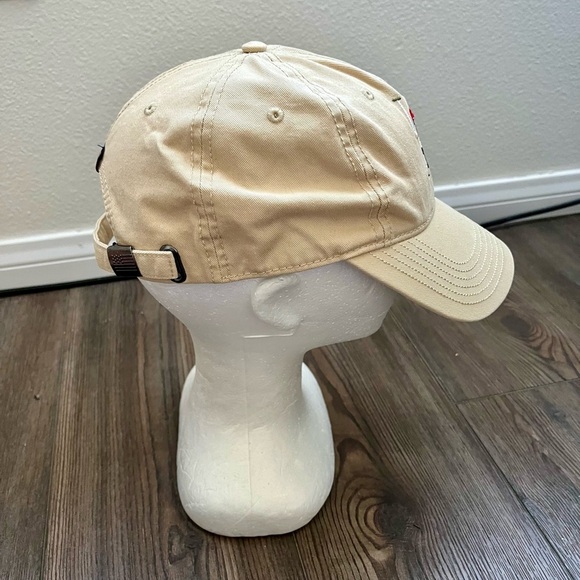 U.S. Polo Assn. Cream Cap with Red Embroidery - Picture 4 of 9